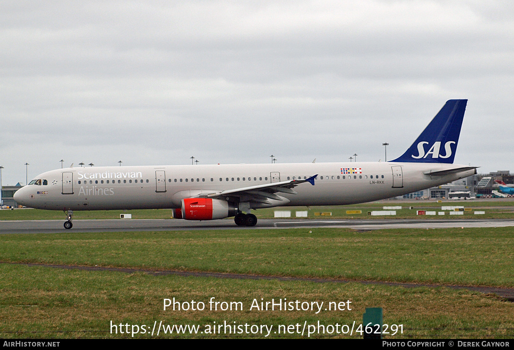 Aircraft Photo of LN-RKK | Airbus A321-232 | Scandinavian Airlines - SAS | AirHistory.net #462291