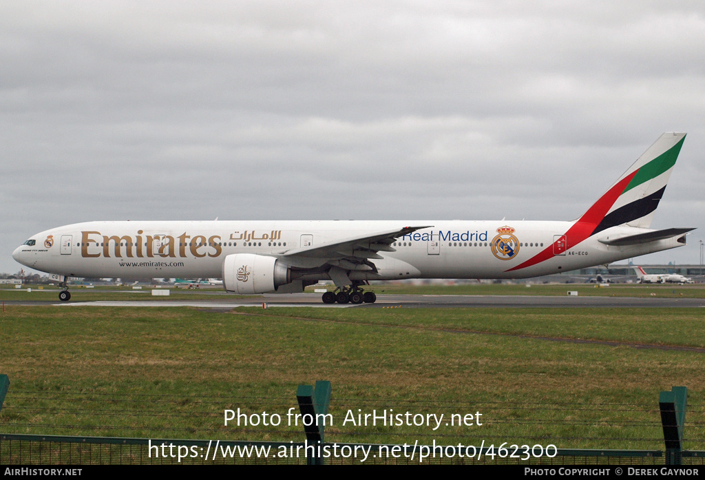 Aircraft Photo of A6-ECG | Boeing 777-31H/ER | Emirates | AirHistory.net #462300