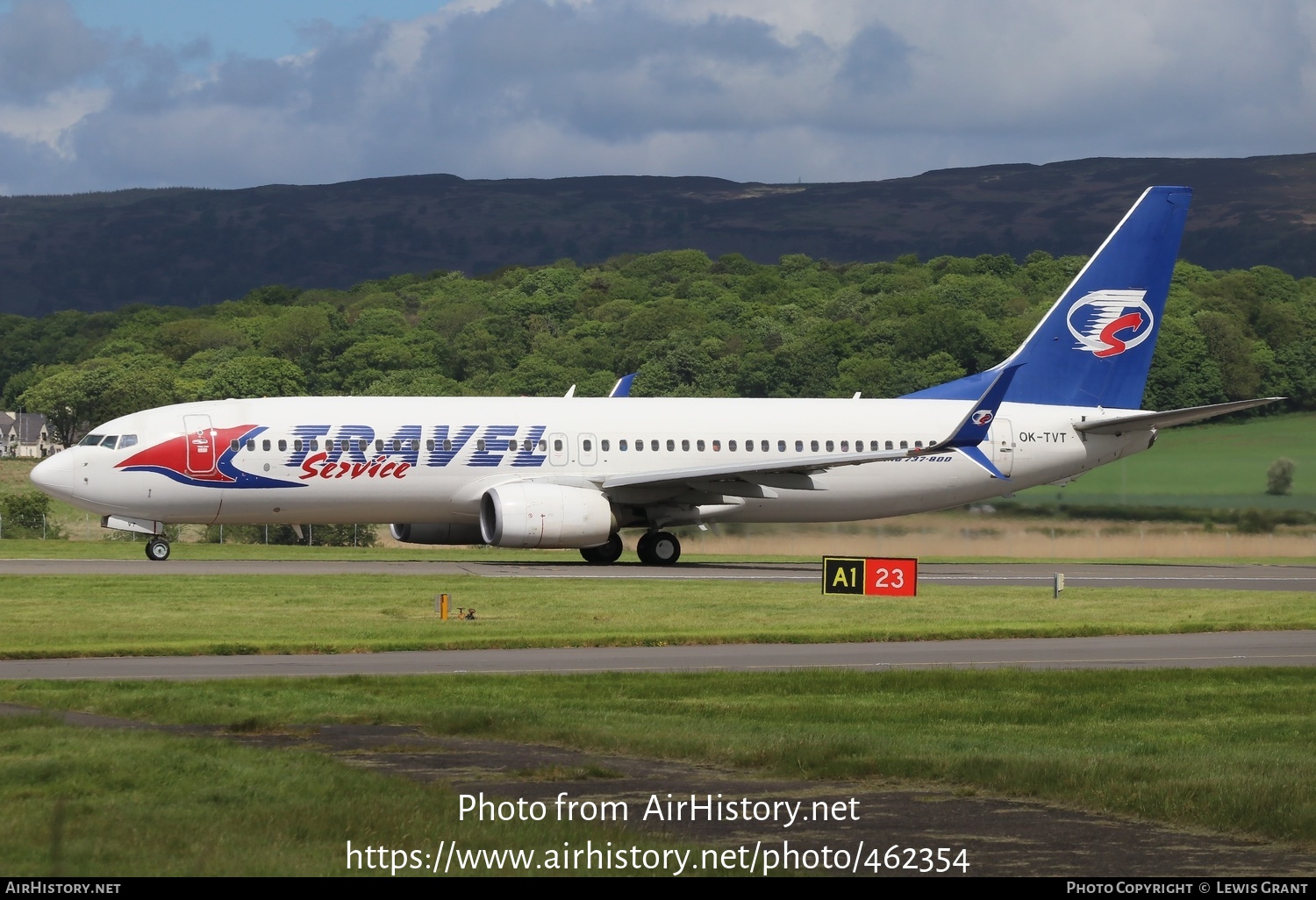 Aircraft Photo of OK-TVT | Boeing 737-86N | Travel Service | AirHistory.net #462354