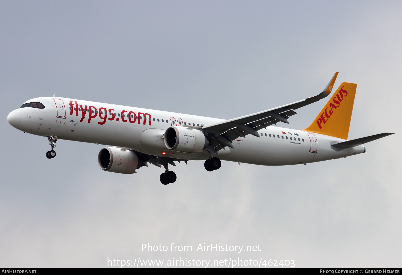 Aircraft Photo of TC-RBI | Airbus A321-251NX | Pegasus Airlines ...