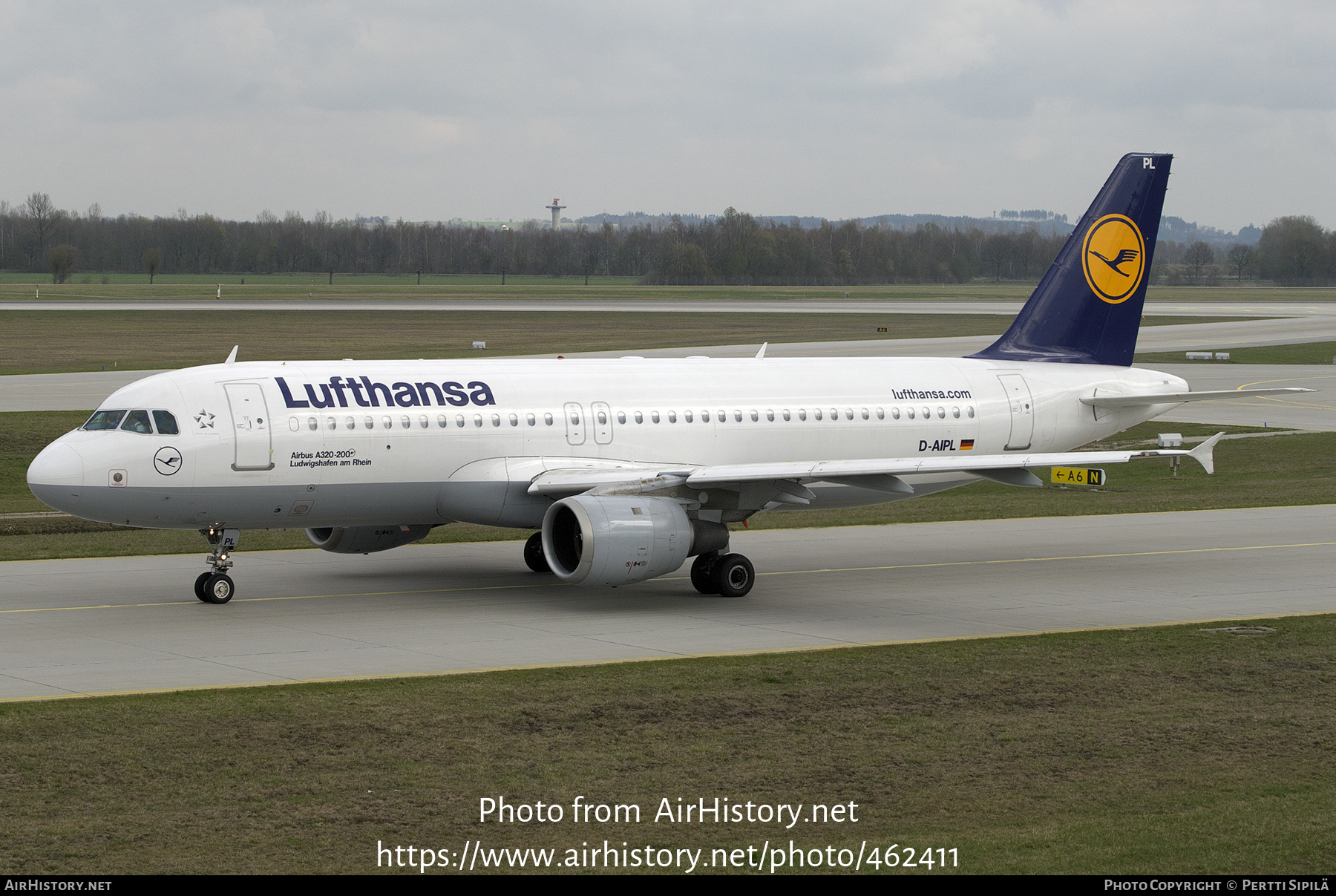 Aircraft Photo of D-AIPL | Airbus A320-211 | Lufthansa | AirHistory.net #462411