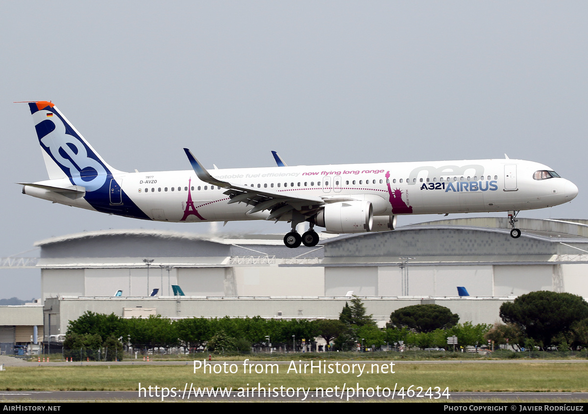 Aircraft Photo of D-AVZO | Airbus A321-251NX | Airbus | AirHistory.net #462434