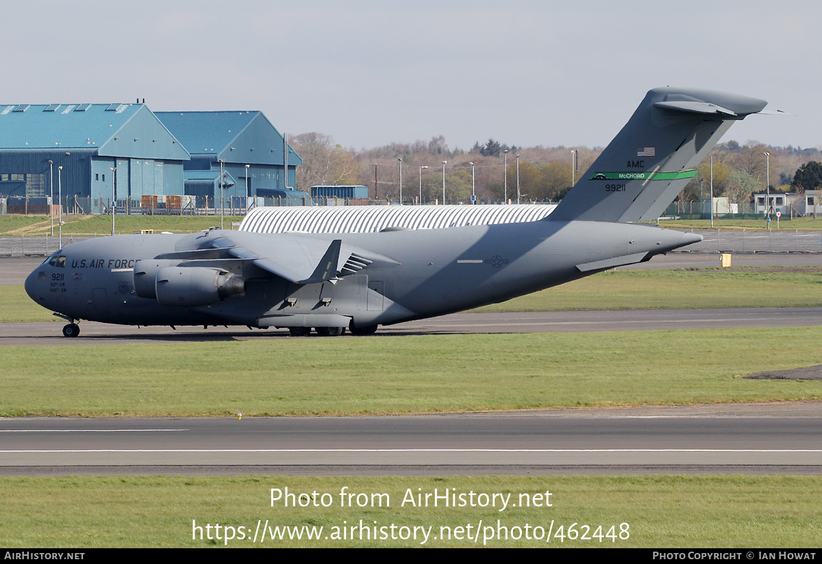 Aircraft Photo of 09-9211 / 99211 | Boeing C-17A Globemaster III | USA - Air Force | AirHistory.net #462448