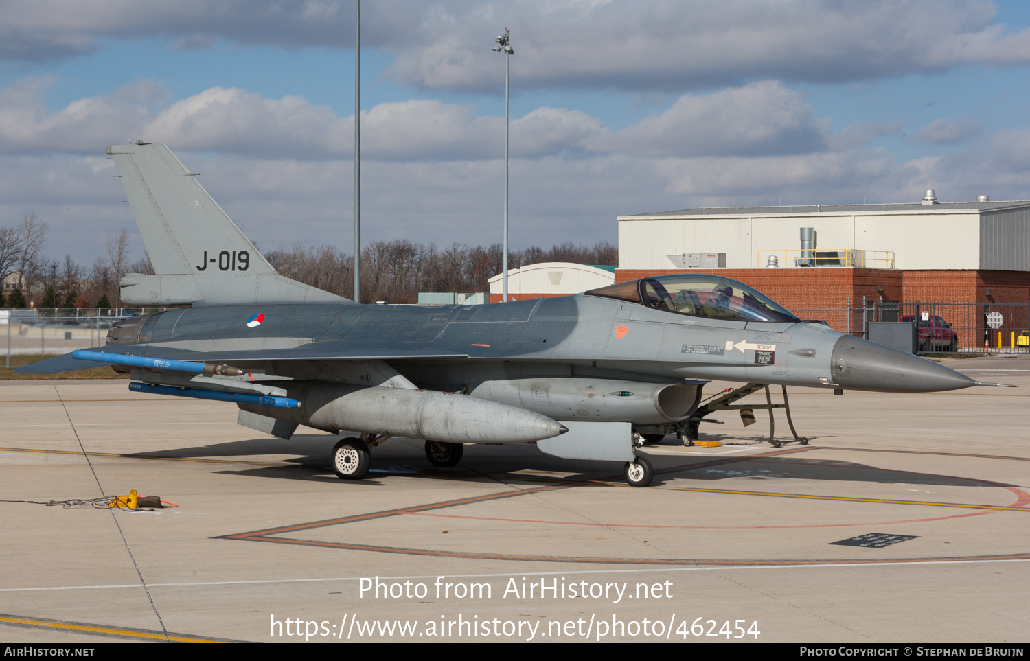 Aircraft Photo of J-019 | General Dynamics F-16A Fighting Falcon | Netherlands - Air Force | AirHistory.net #462454