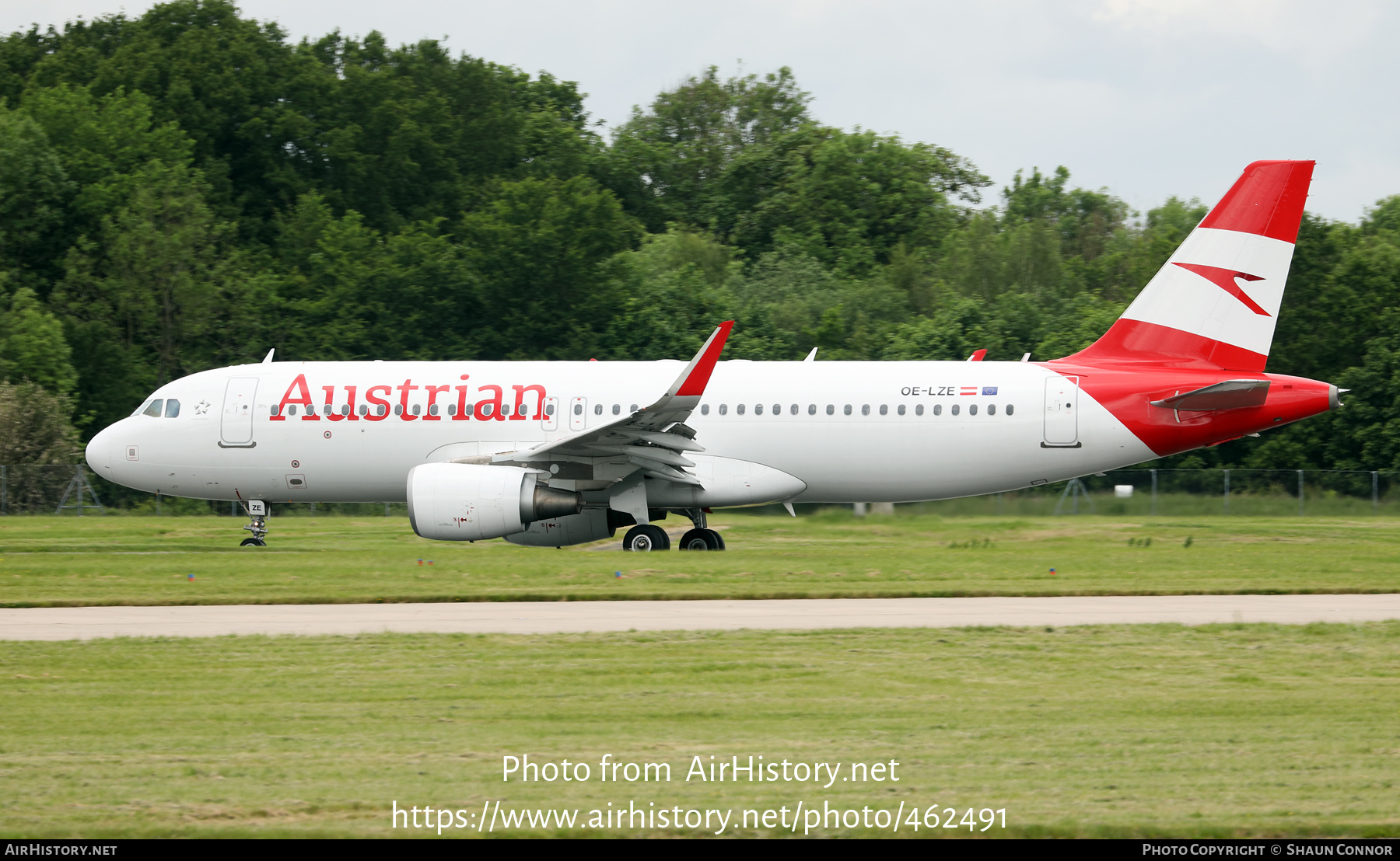 Aircraft Photo of OE-LZE | Airbus A320-214 | Austrian Airlines | AirHistory.net #462491