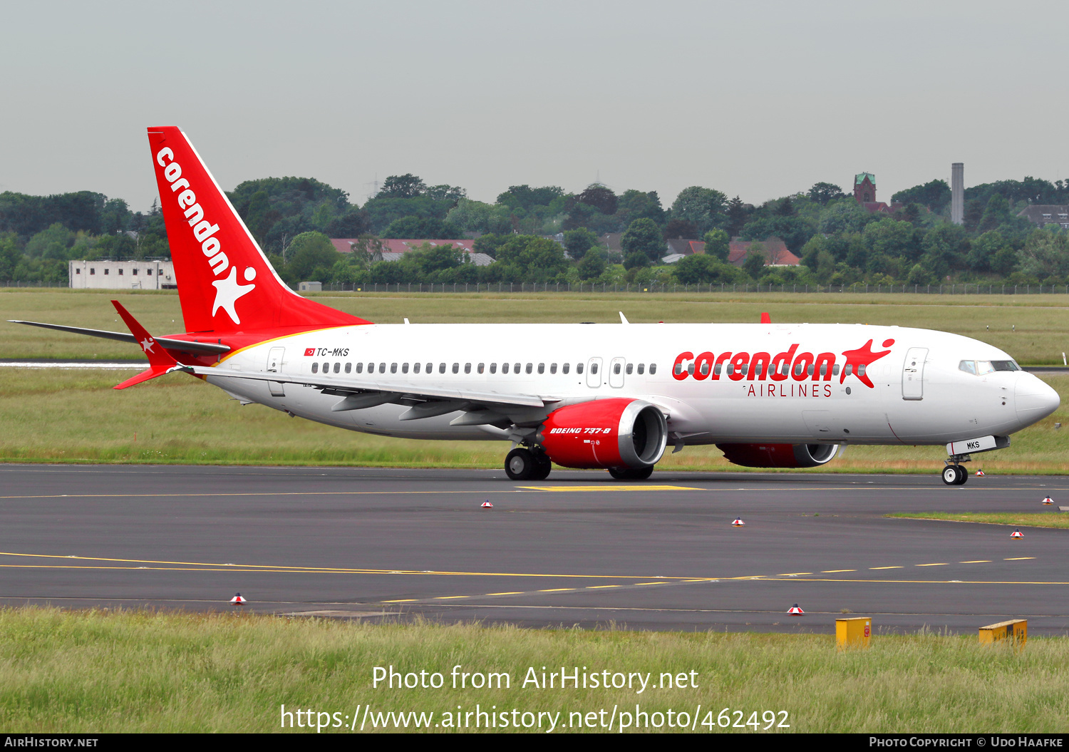 Aircraft Photo of TC-MKS | Boeing 737-8 Max 8 | Corendon Airlines | AirHistory.net #462492