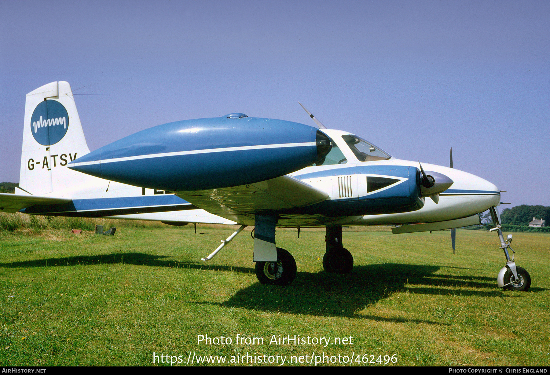 Aircraft Photo of G-ATSV | Cessna 310C | Plessey | AirHistory.net #462496