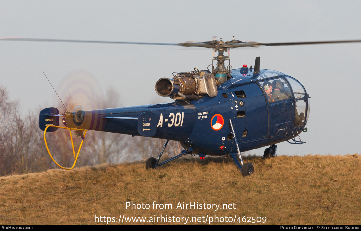 Aircraft Photo of A-301 | Sud SA-316B Alouette III | Netherlands - Air Force | AirHistory.net #462509