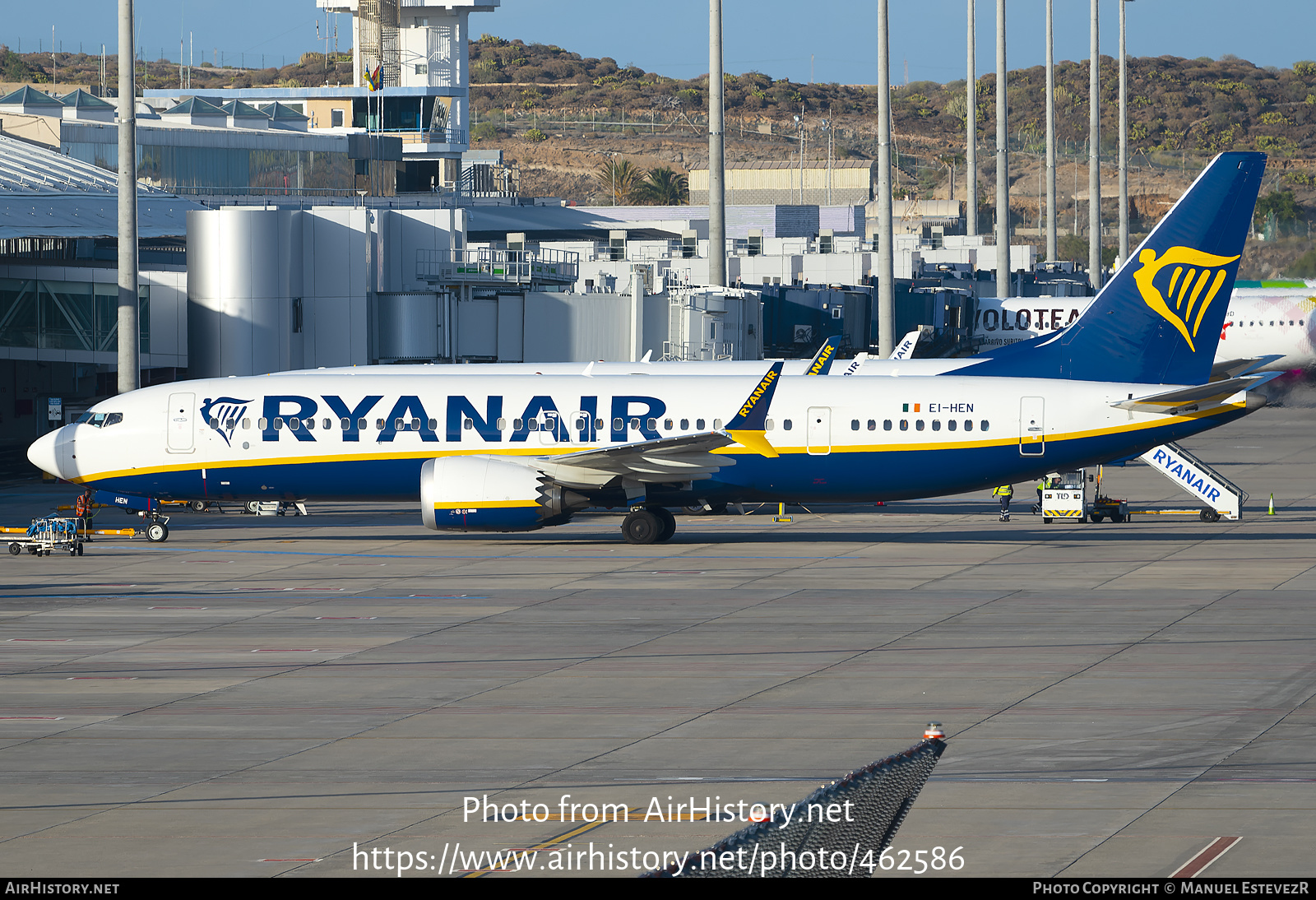 Aircraft Photo of EI-HEN | Boeing 737-8200 Max 200 | Ryanair | AirHistory.net #462586