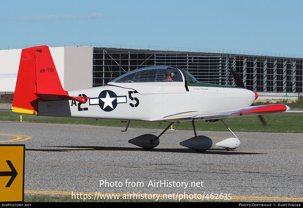 Aircraft Photo of VH-TZK | Van's RV-8A | USA - Air Force | AirHistory.net #462635