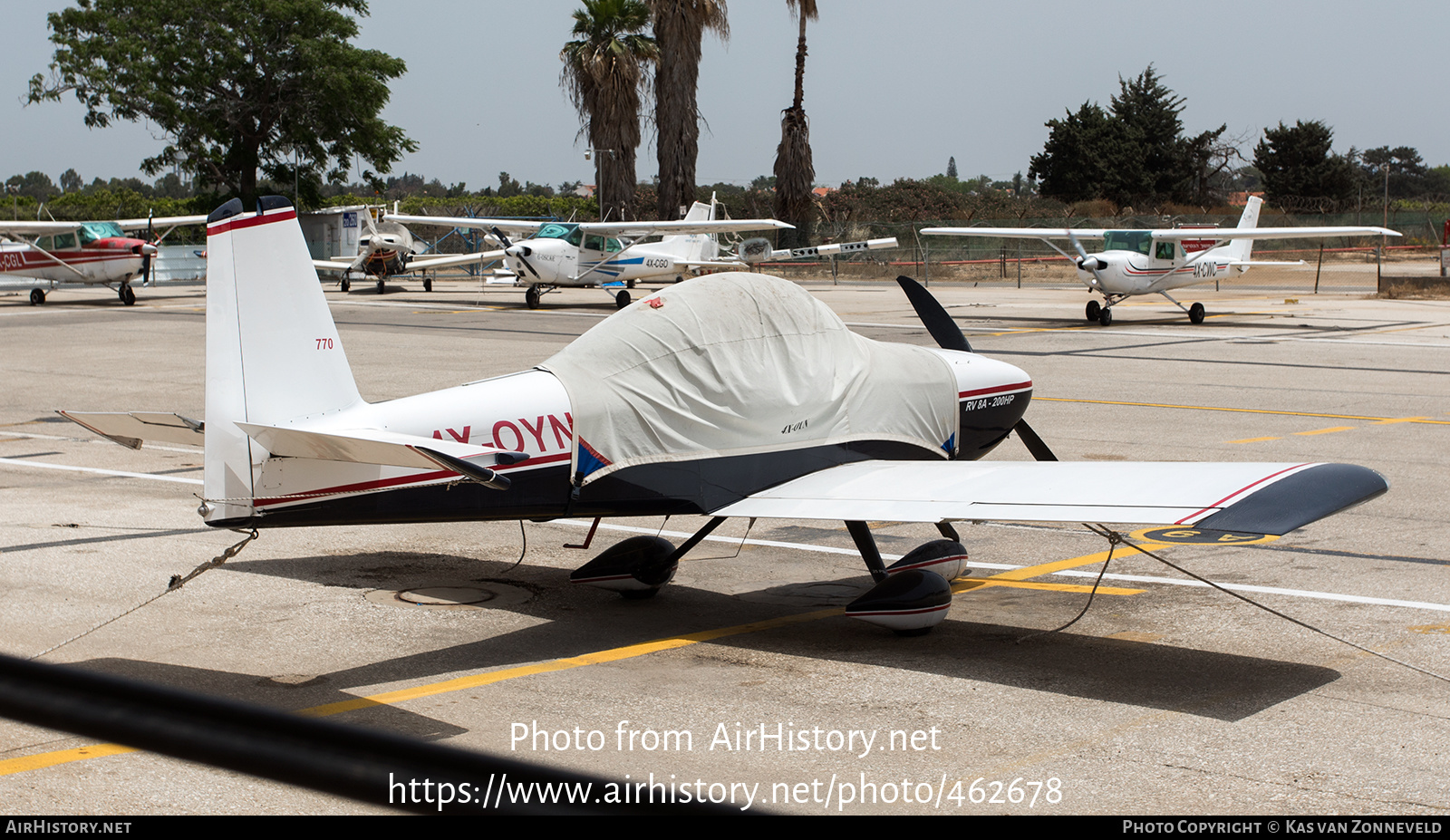 Aircraft Photo of 4X-OYN | Van's RV-8A | AirHistory.net #462678