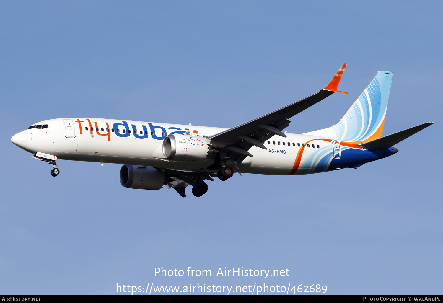 Aircraft Photo of A6-FMS | Boeing 737-8 Max 8 | Flydubai | AirHistory.net #462689