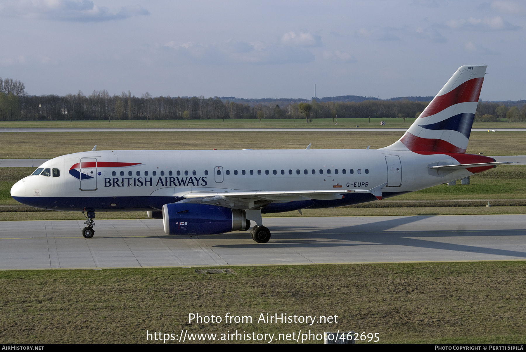 Aircraft Photo of G-EUPB | Airbus A319-131 | British Airways | AirHistory.net #462695