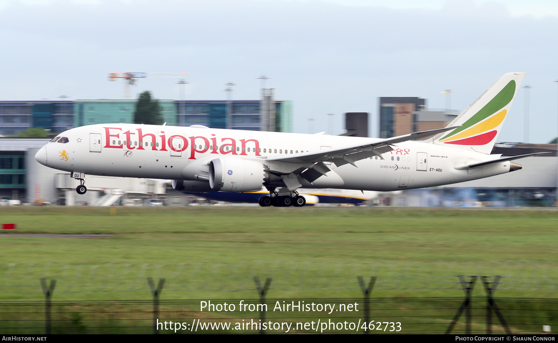 Aircraft Photo of ET-AOU | Boeing 787-8 Dreamliner | Ethiopian Airlines | AirHistory.net #462733