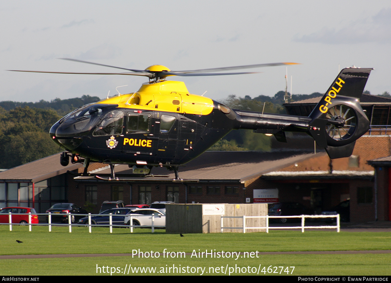 Aircraft Photo of G-POLH | Eurocopter EC-135T-2+ | NPAS - National Police Air Service | AirHistory.net #462747