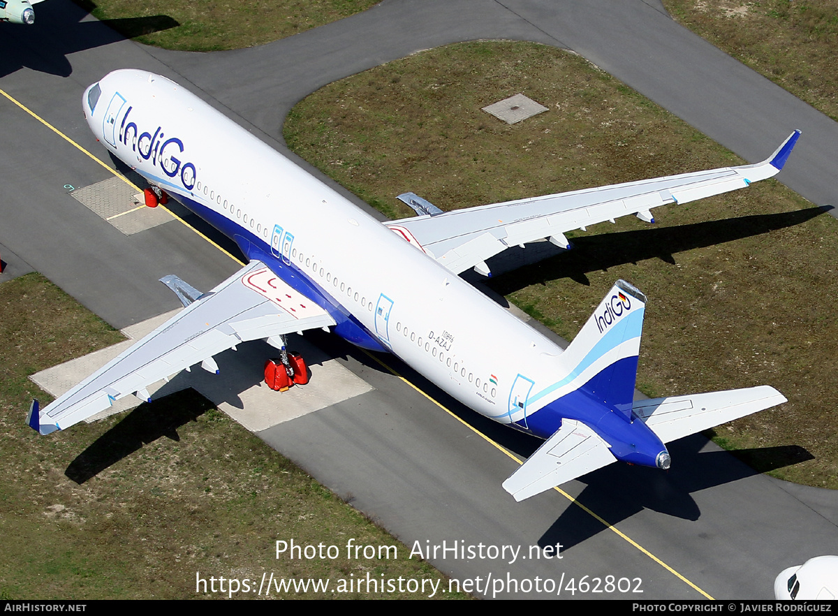 Aircraft Photo of D-AZAJ | Airbus A321-271NX | IndiGo | AirHistory.net #462802