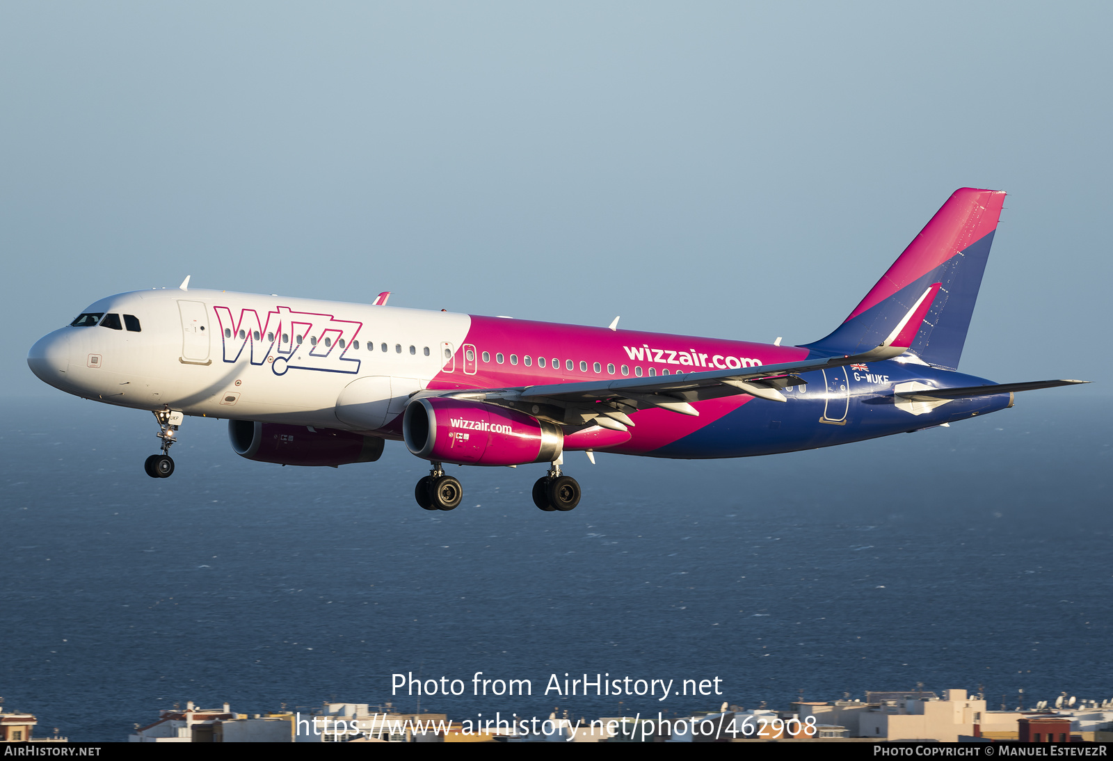 Aircraft Photo of G-WUKF | Airbus A320-232 | Wizz Air | AirHistory.net #462908