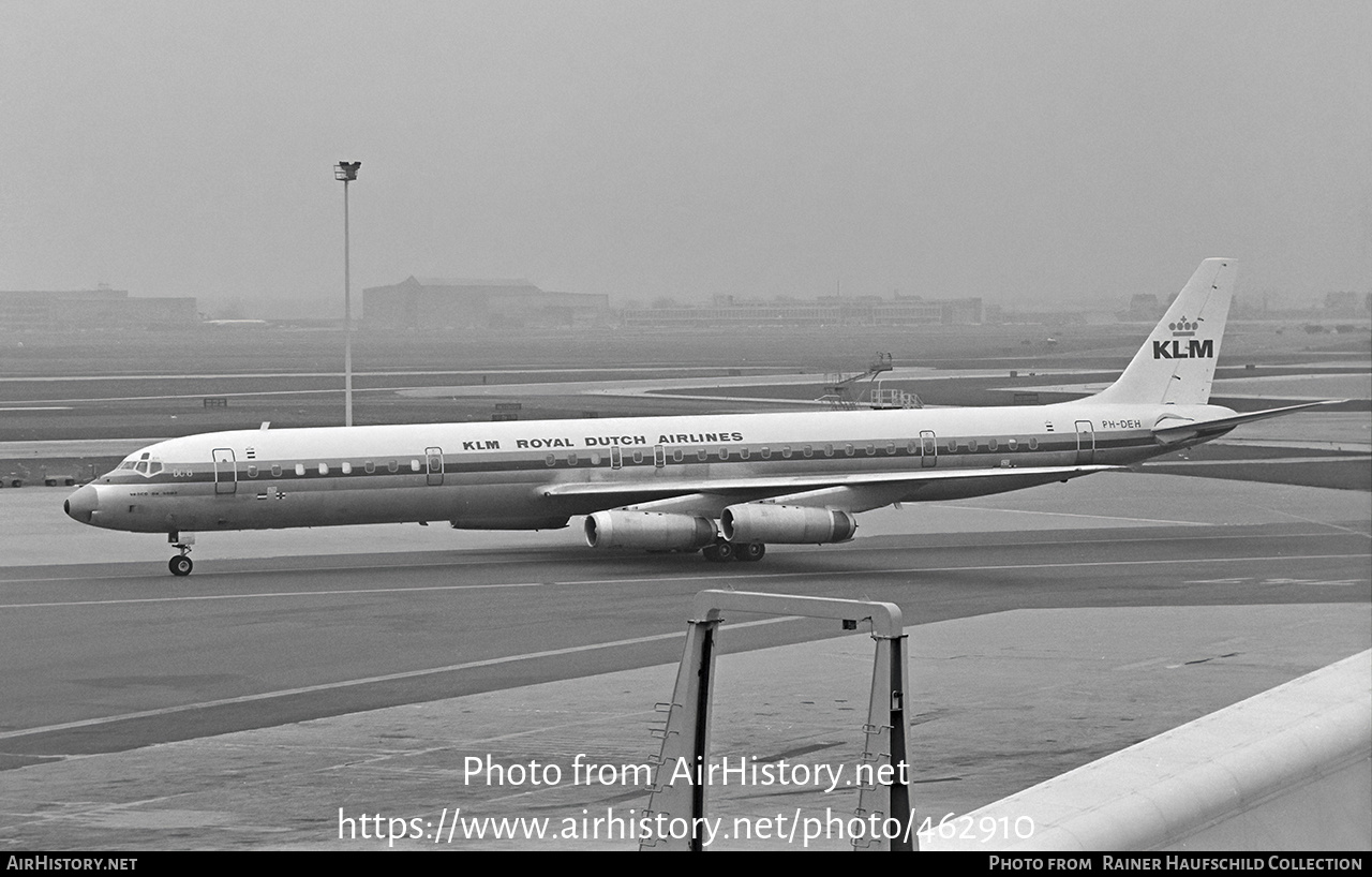 Aircraft Photo of PH-DEH | McDonnell Douglas DC-8-63 | KLM - Royal Dutch Airlines | AirHistory.net #462910