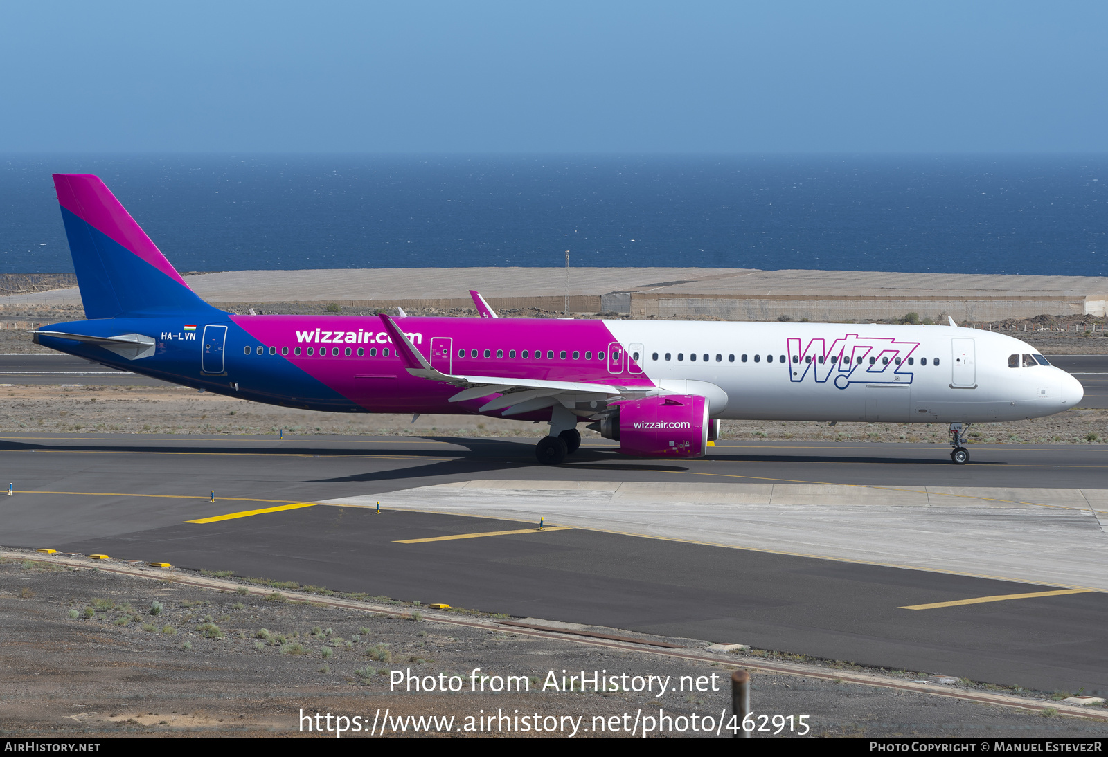 Aircraft Photo of HA-LVN | Airbus A321-271NX | Wizz Air | AirHistory.net #462915