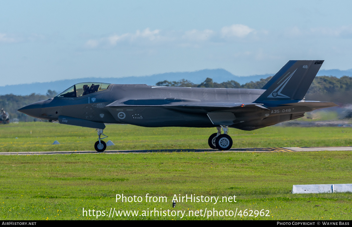 Aircraft Photo of A35-048 / 19-5521 | Lockheed Martin F-35A Lightning II | Australia - Air Force | AirHistory.net #462962