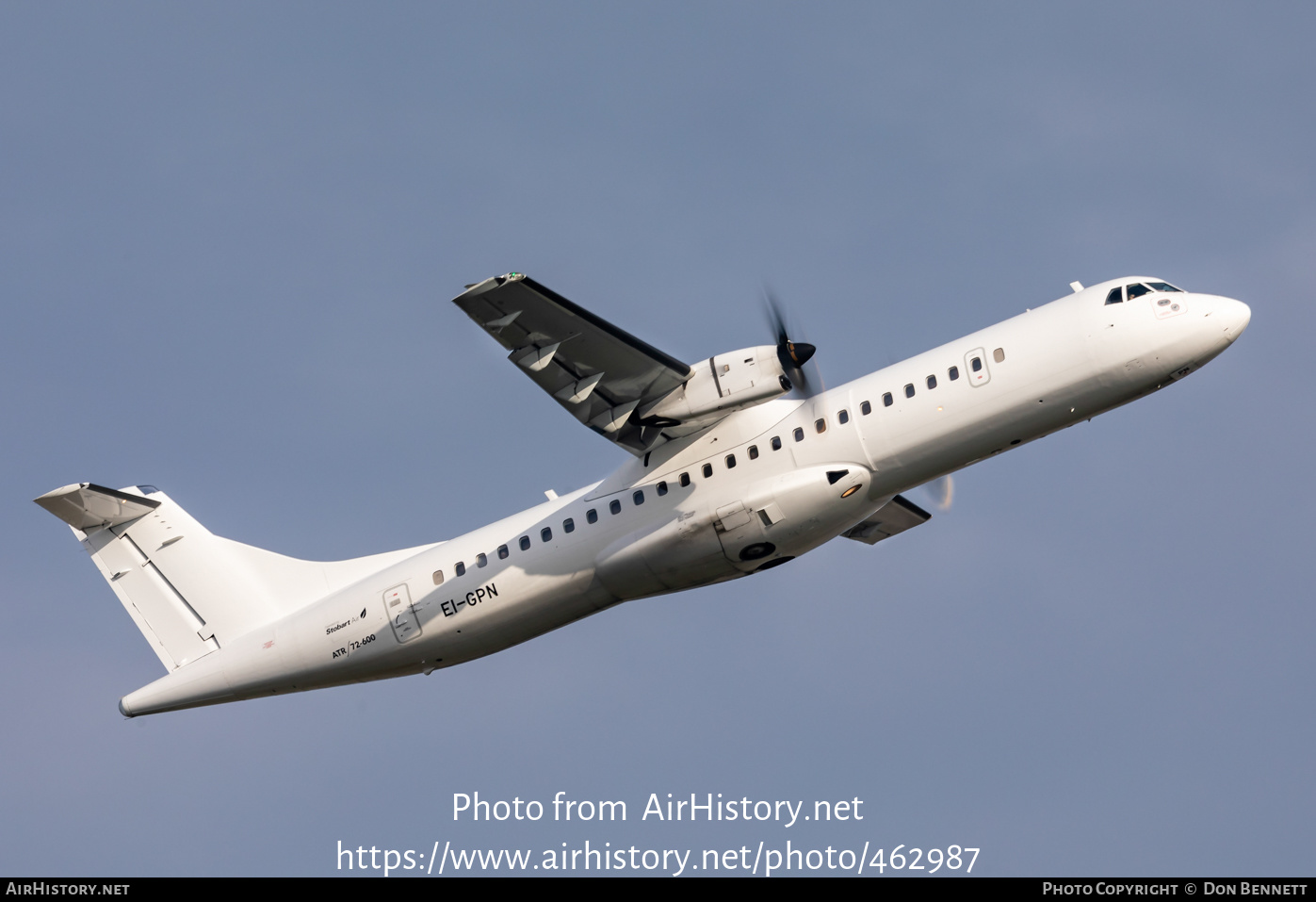 Aircraft Photo of EI-GPN | ATR ATR-72-600 (ATR-72-212A) | Stobart Air | AirHistory.net #462987