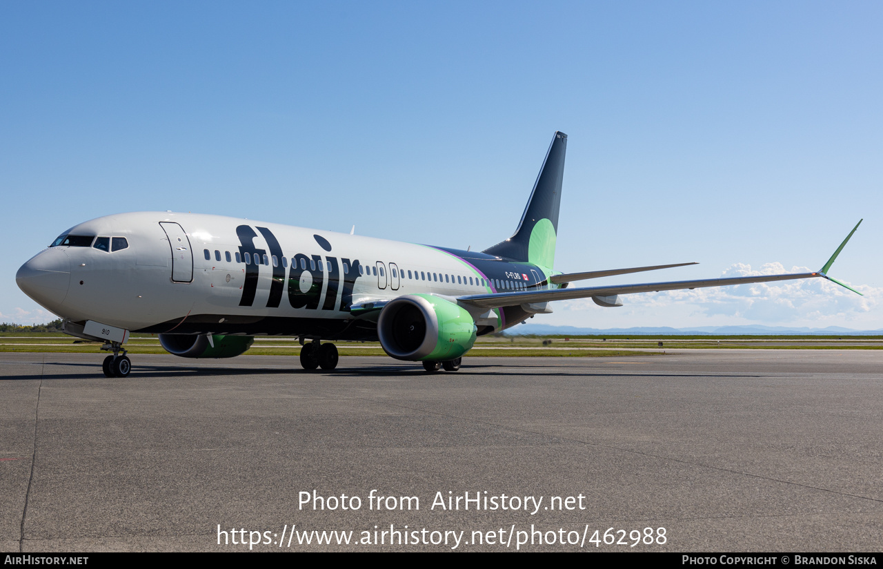 Aircraft Photo of C-FLRS | Boeing 737-8 Max 8 | Flair Airlines | AirHistory.net #462988