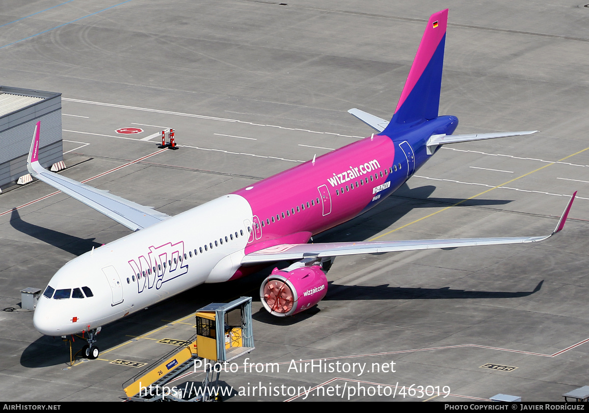 Aircraft Photo of D-AZXV / G-WUKU | Airbus A321-271NX | Wizz Air | AirHistory.net #463019