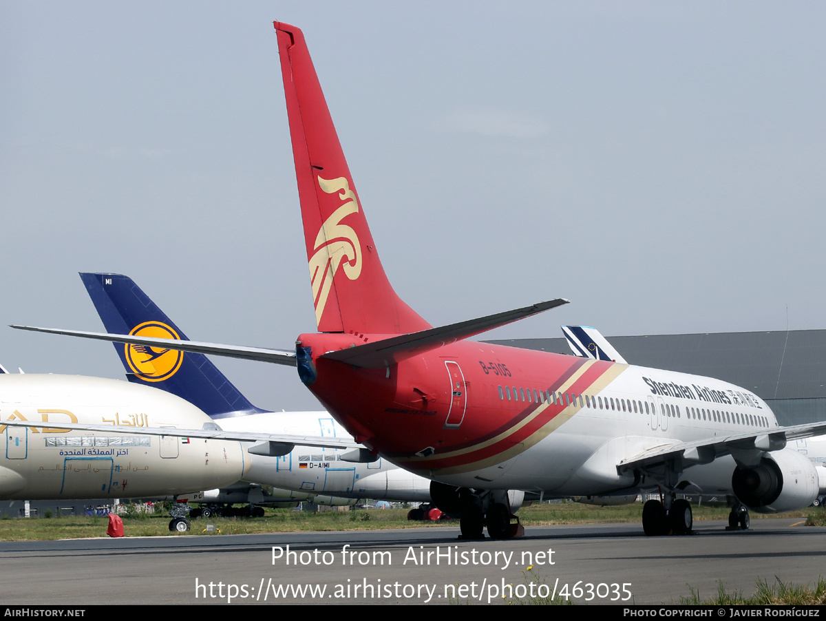 Aircraft Photo of B-5105 | Boeing 737-97L | Shenzhen Airlines | AirHistory.net #463035