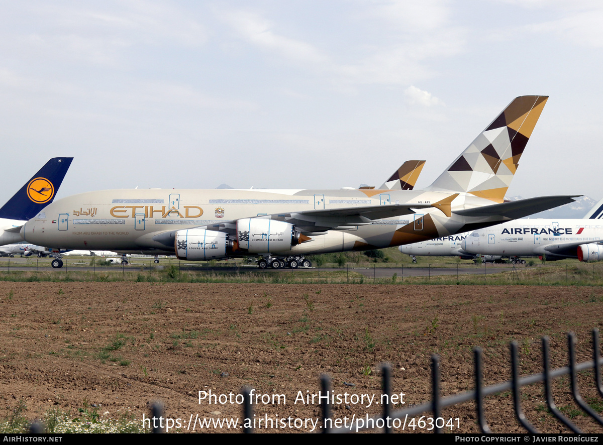 Aircraft Photo of A6-API | Airbus A380-861 | Etihad Airways | AirHistory.net #463041