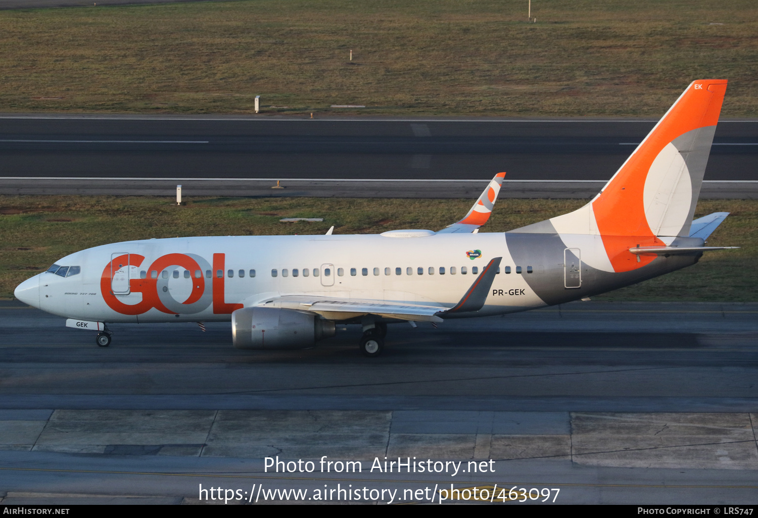 Aircraft Photo of PR-GEK | Boeing 737-76N | GOL Linhas Aéreas | AirHistory.net #463097