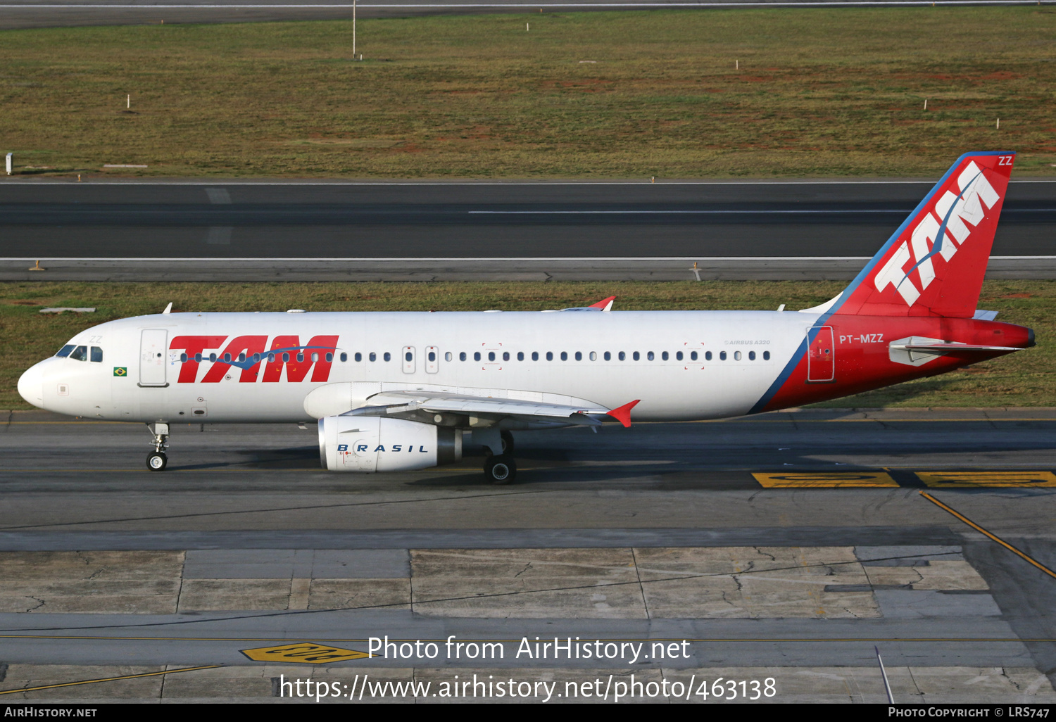 Aircraft Photo of PT-MZZ | Airbus A320-233 | TAM Linhas Aéreas | AirHistory.net #463138