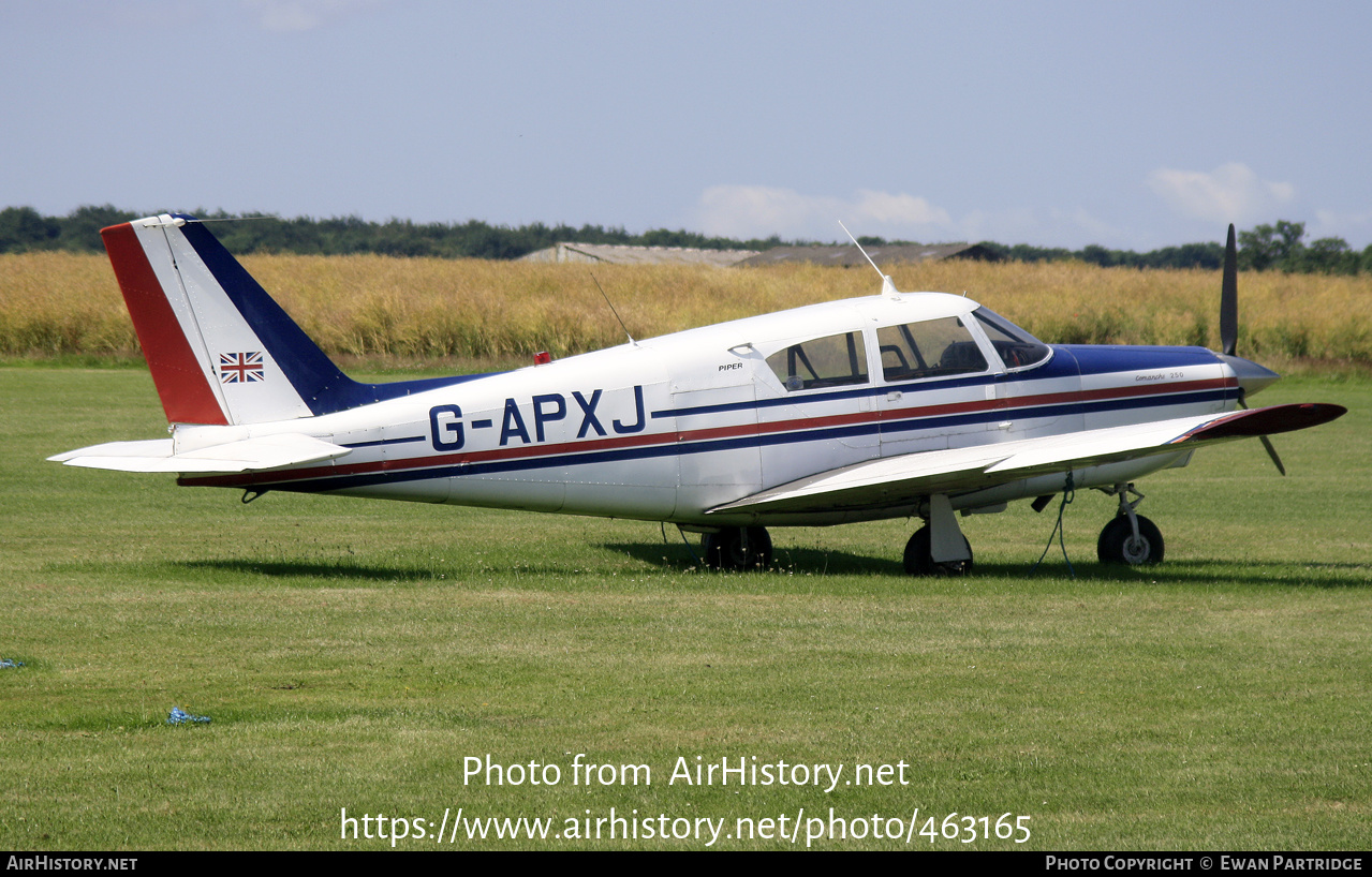 Aircraft Photo of G-APXJ | Piper PA-24-250 Comanche | AirHistory.net #463165