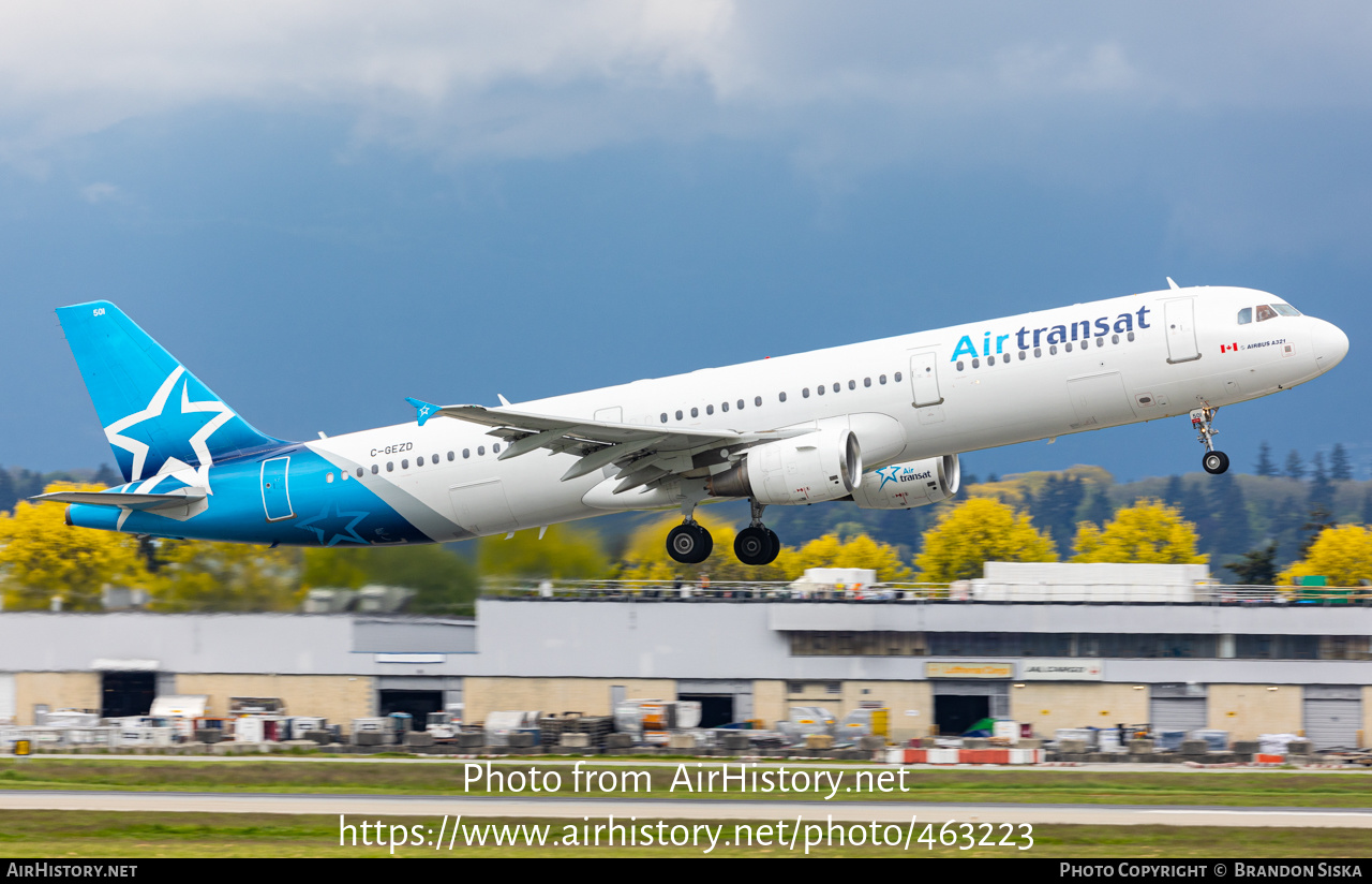 Aircraft Photo of C-GEZD | Airbus A321-211 | Air Transat | AirHistory.net #463223