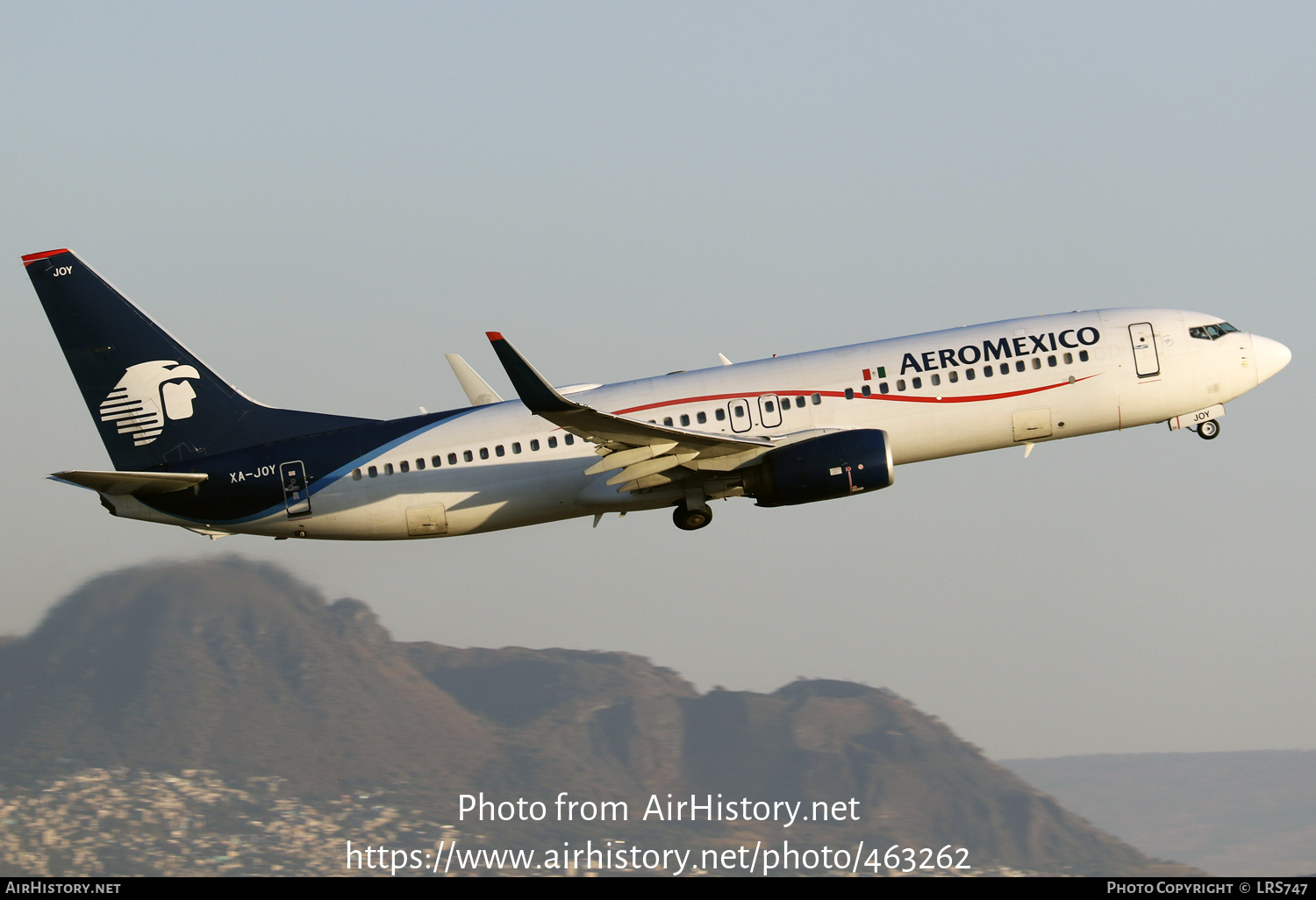 Aircraft Photo of XA-JOY | Boeing 737-852 | AeroMéxico | AirHistory.net #463262