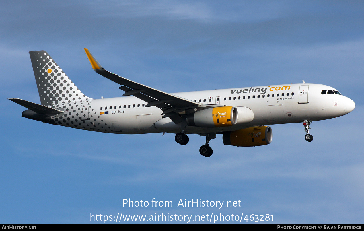 Aircraft Photo of EC-MJB | Airbus A320-232 | Vueling Airlines | AirHistory.net #463281