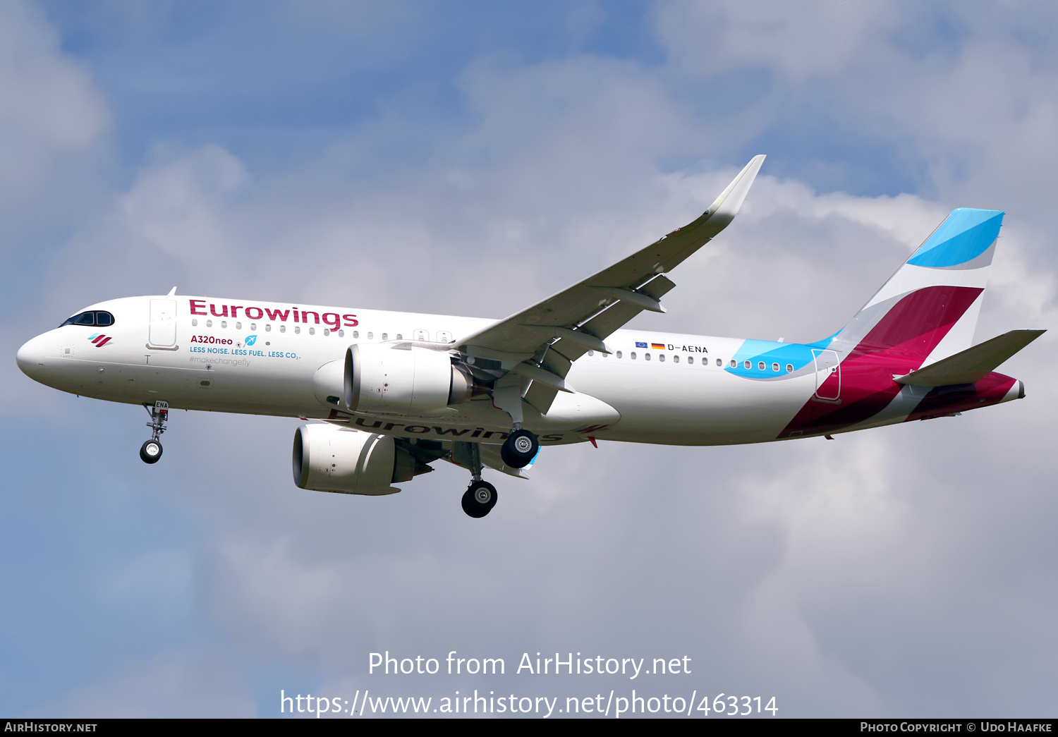 Aircraft Photo of D-AENA | Airbus A320-251N | Eurowings | AirHistory.net #463314