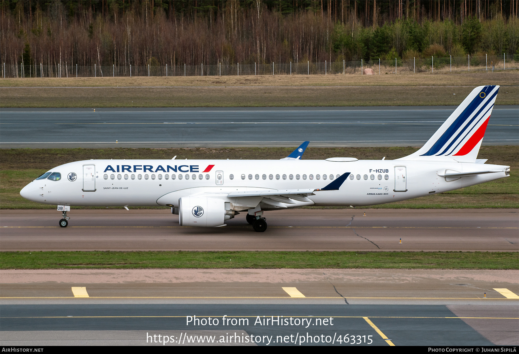 Aircraft Photo of F-HZUB | Airbus A220-371 (BD-500-1A11) | Air France | AirHistory.net #463315