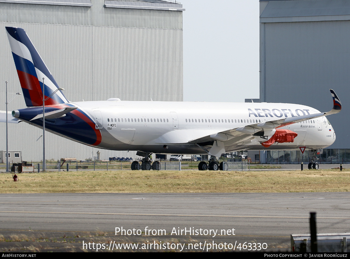 Aircraft Photo of F-WZFZ | Airbus A350-941 | Aeroflot - Russian Airlines | AirHistory.net #463330