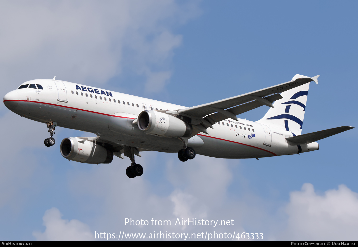 Aircraft Photo of SX-DVI | Airbus A320-232 | Aegean Airlines | AirHistory.net #463333