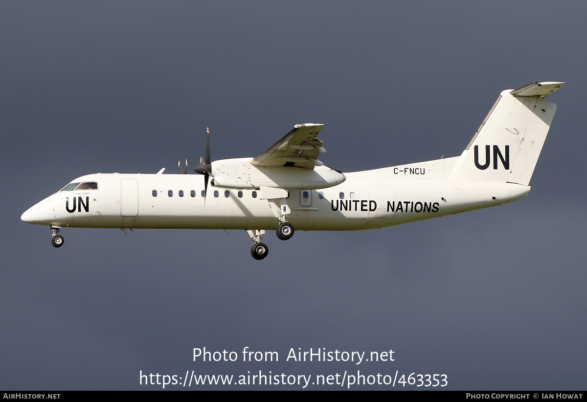 Aircraft Photo of C-FNCU | Bombardier DHC-8-311Q Dash 8 | United Nations | AirHistory.net #463353