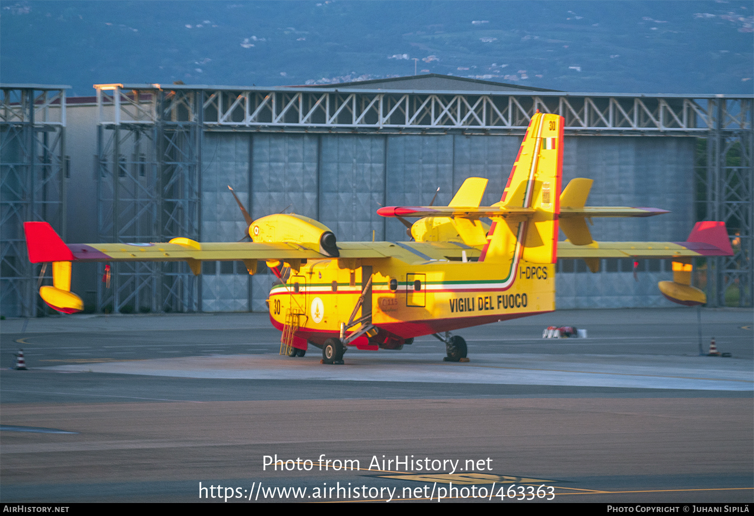 Aircraft Photo of I-DPCS | Bombardier CL-415 (CL-215-6B11) | Italy - Vigili del Fuoco | AirHistory.net #463363