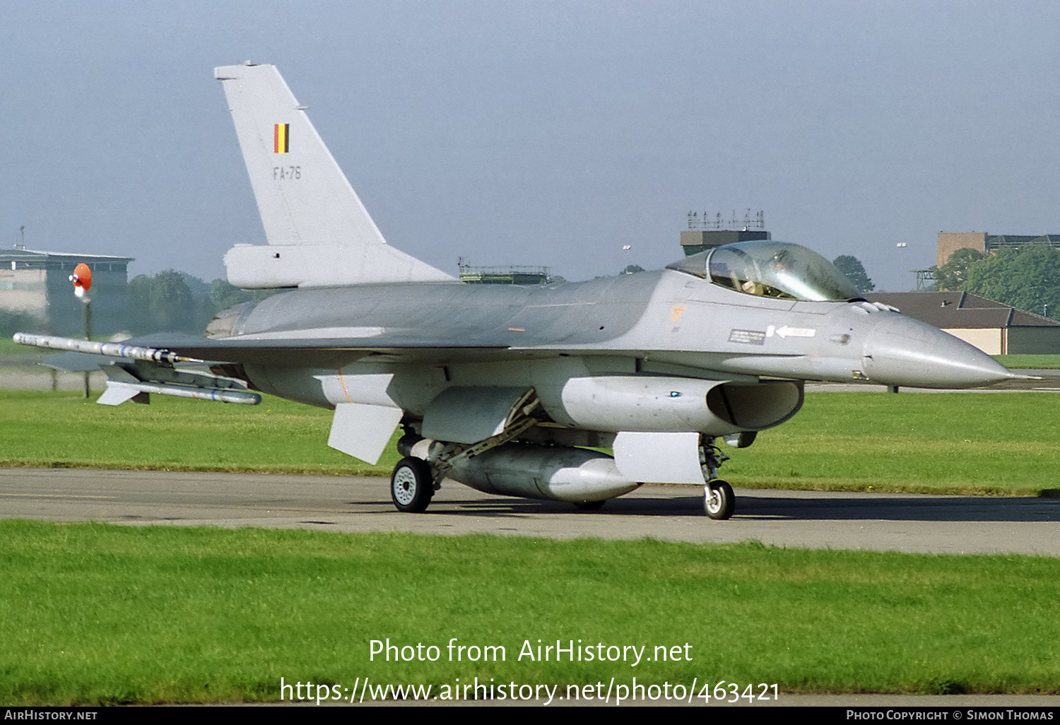 Aircraft Photo of FA-76 | General Dynamics F-16AM Fighting Falcon | Belgium - Air Force | AirHistory.net #463421