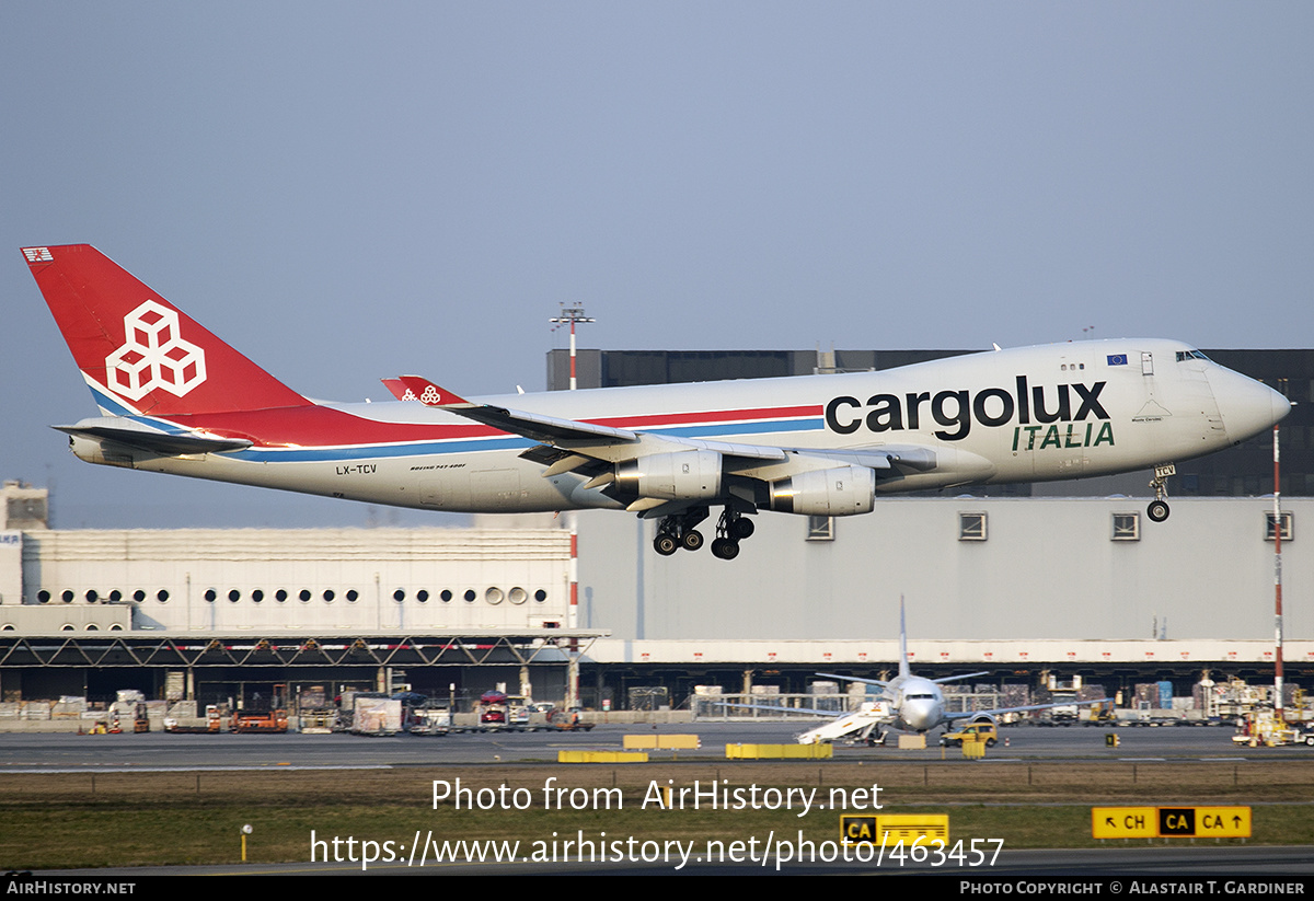 Aircraft Photo of LX-TCV | Boeing 747-4R7F/SCD | Cargolux Italia | AirHistory.net #463457