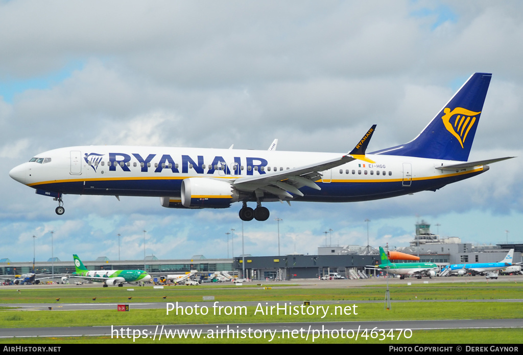 Aircraft Photo of EI-HGG | Boeing 737-8200 Max 200 | Ryanair | AirHistory.net #463470