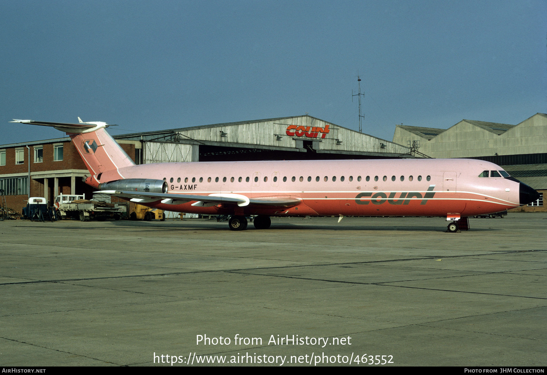 Aircraft Photo of G-AXMF | BAC 111-518FG One-Eleven | Court Line | AirHistory.net #463552