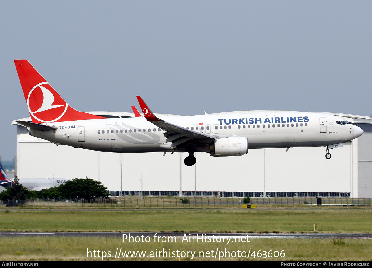 Aircraft Photo of TC-JHM | Boeing 737-8F2 | Turkish Airlines | AirHistory.net #463606