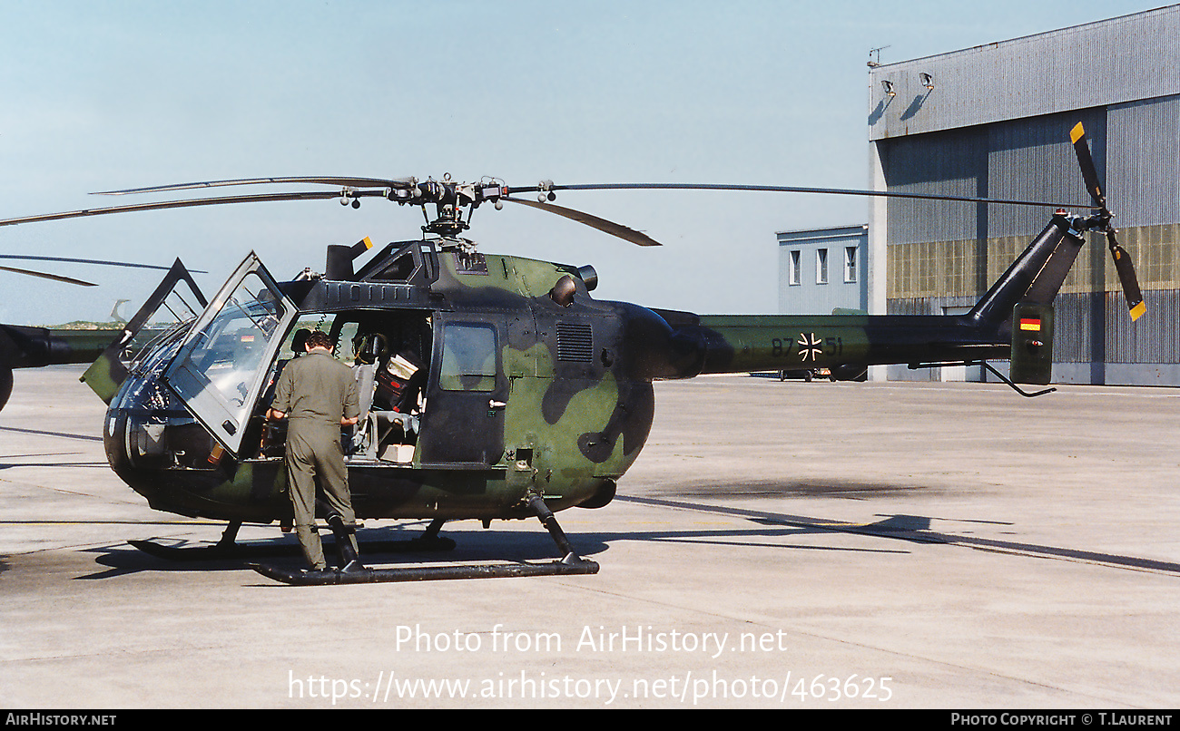 Aircraft Photo of 8751 | MBB BO-105P1M | Germany - Army | AirHistory.net #463625