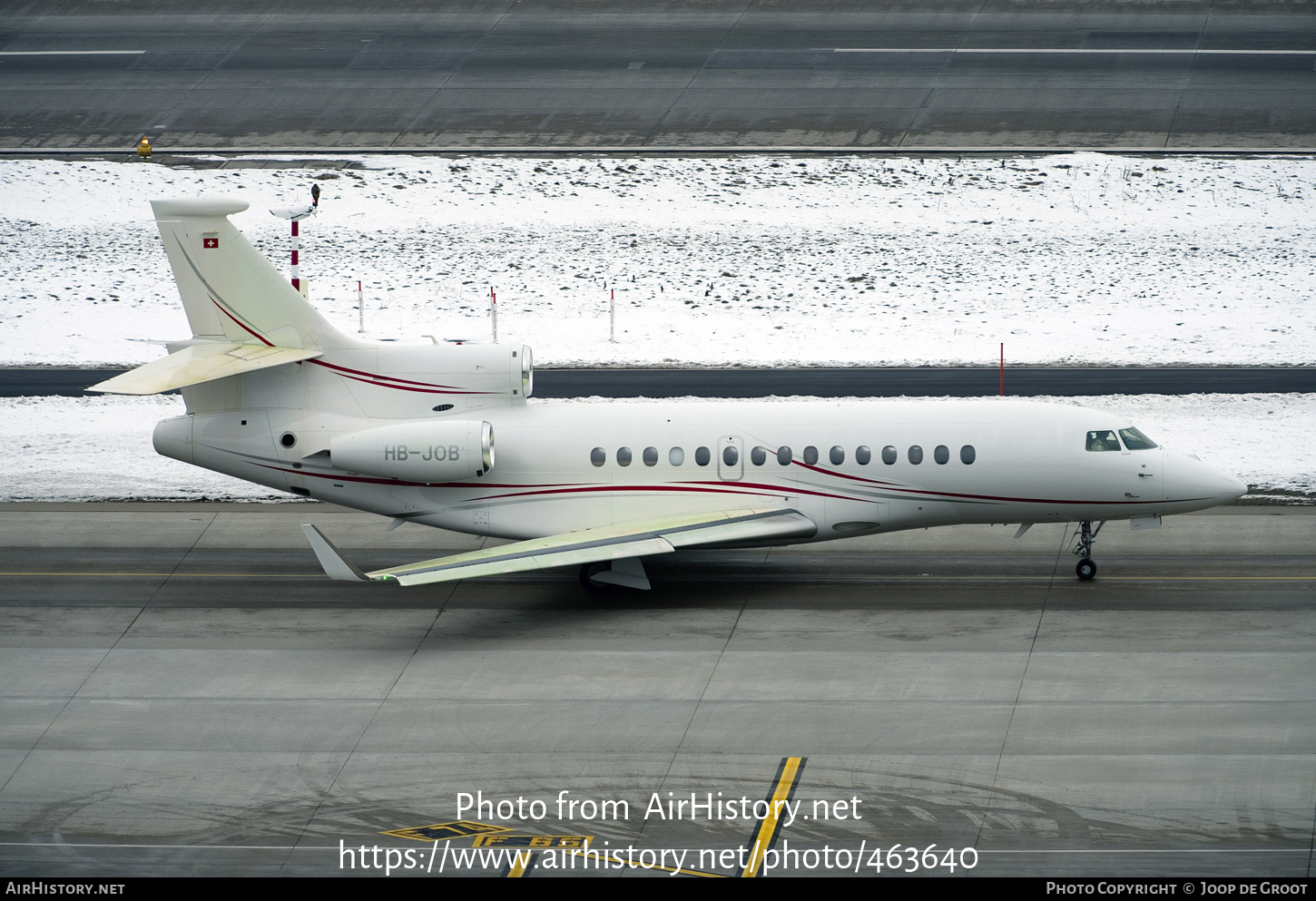 Aircraft Photo of HB-JOB | Dassault Falcon 7X | AirHistory.net #463640