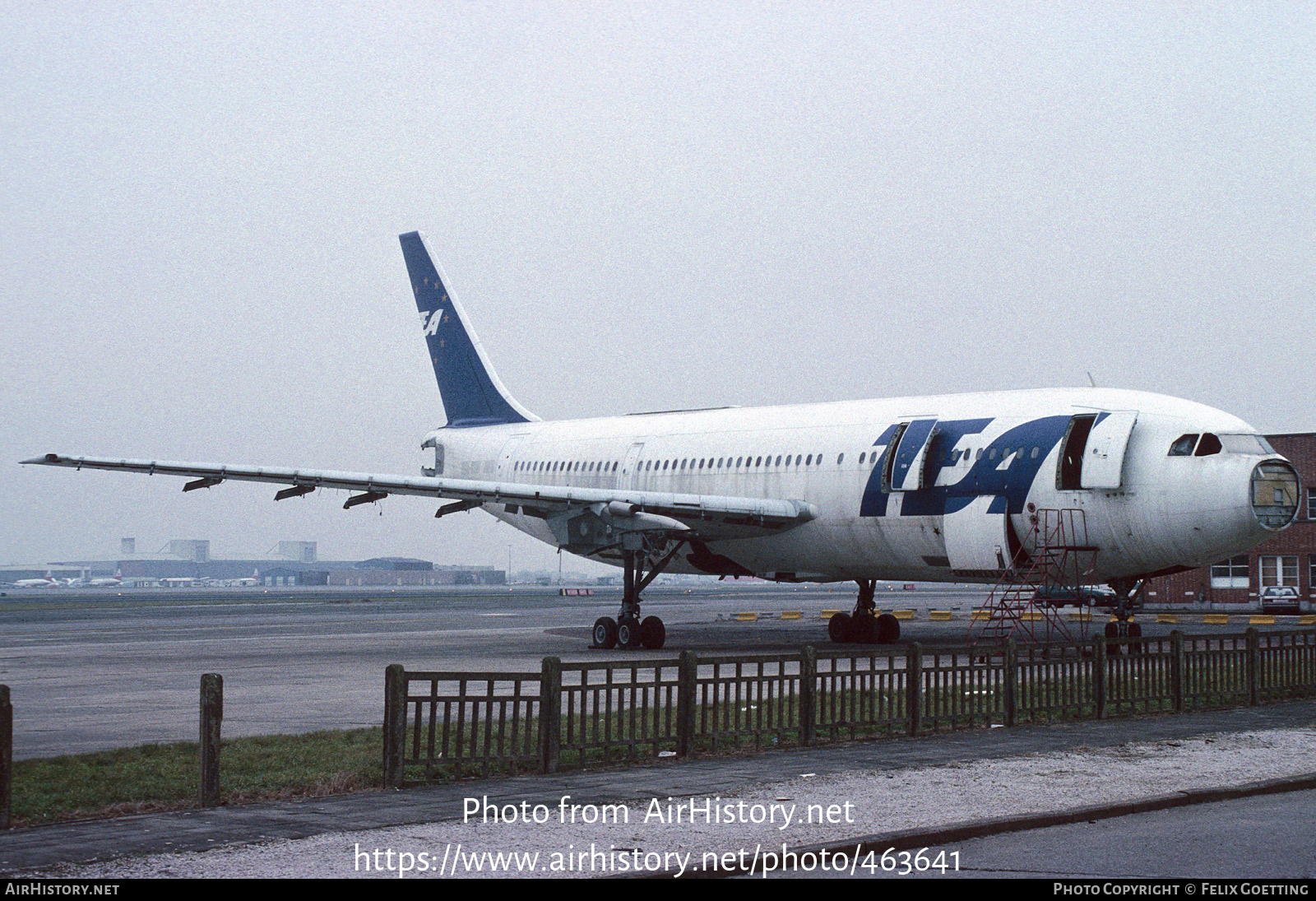 Aircraft Photo of OO-TEF | Airbus A300B1 | TEA - Trans European Airways | AirHistory.net #463641