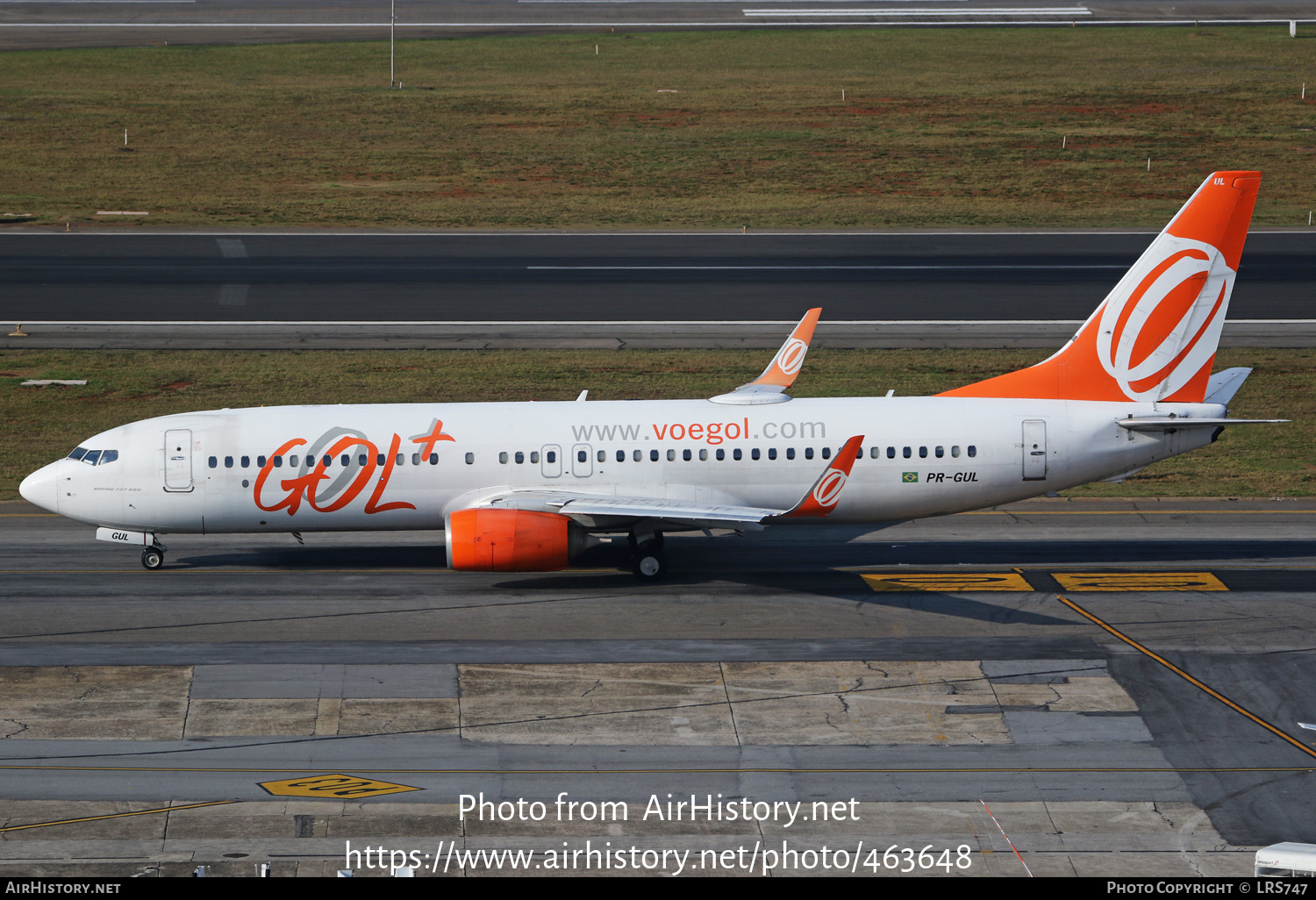 Aircraft Photo of PR-GUL | Boeing 737-8EH | GOL Linhas Aéreas | AirHistory.net #463648